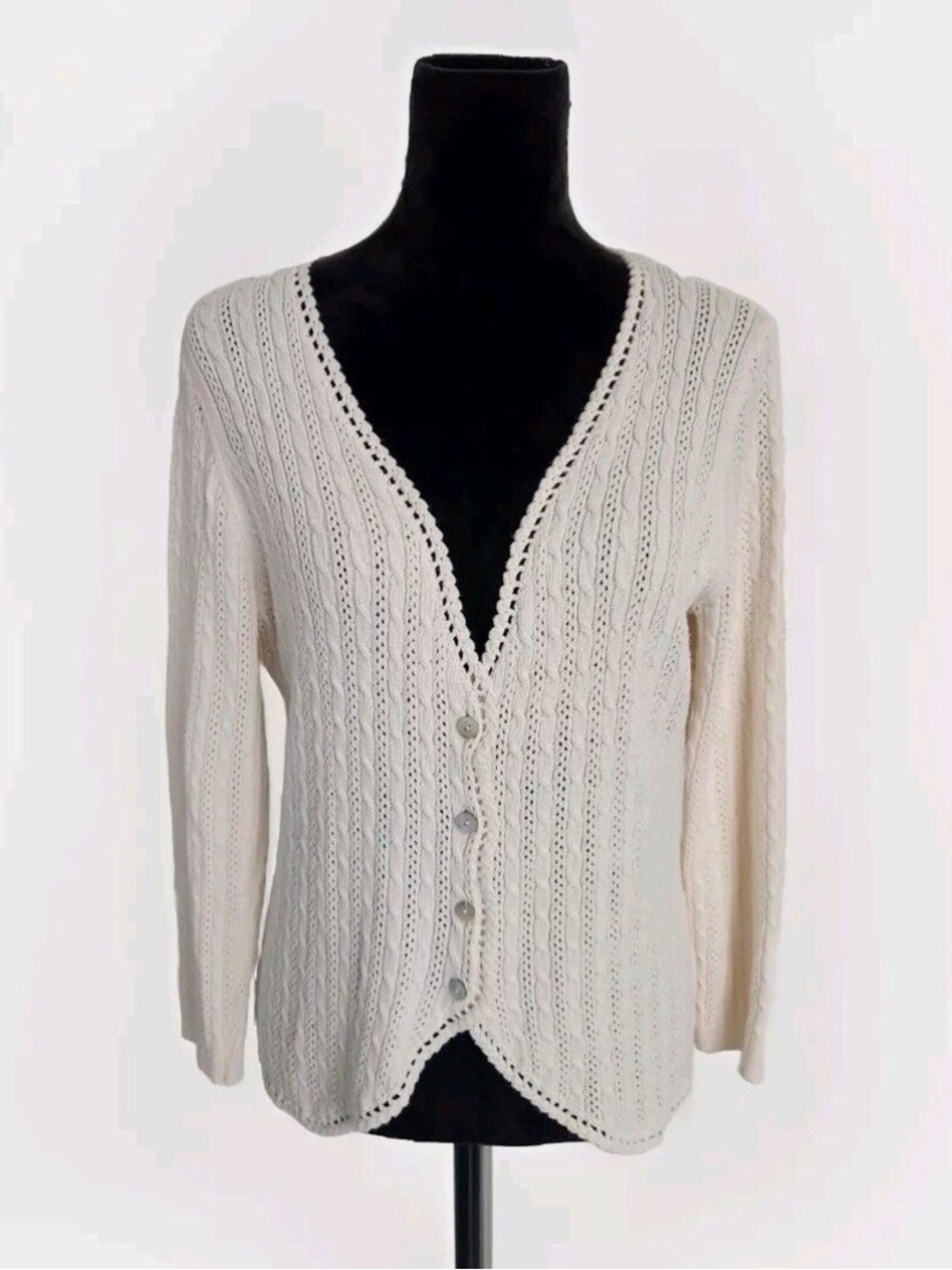 OSCAR de la Renta  Button Front cardigan size L